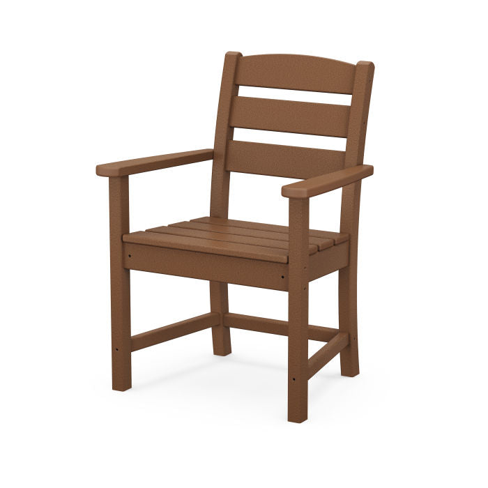 POLYWOOD Lakeside Dining Arm Chair - Weather-Resistant Outdoor Furniture for Patio, Deck & Poolside Use
