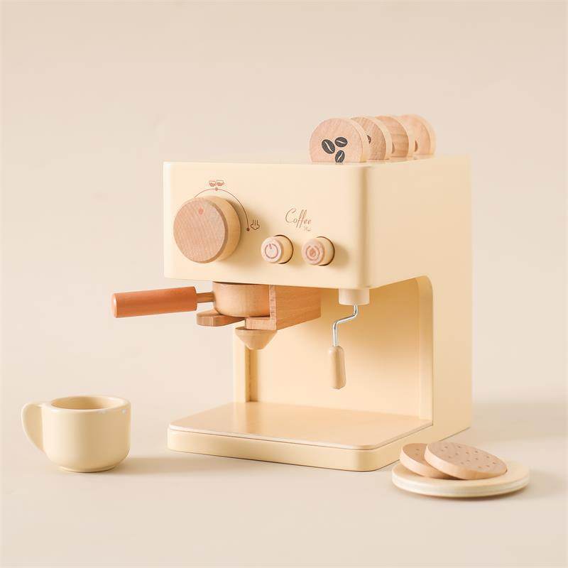 Wooden Coffee Machine Puzzle Toy for Kids - Educational STEM Building Kit for Parent-Child Bonding | Fun Learning Activity for Toddlers & Preschoolers | Perfect for Birthday Gifts & Classroom Play