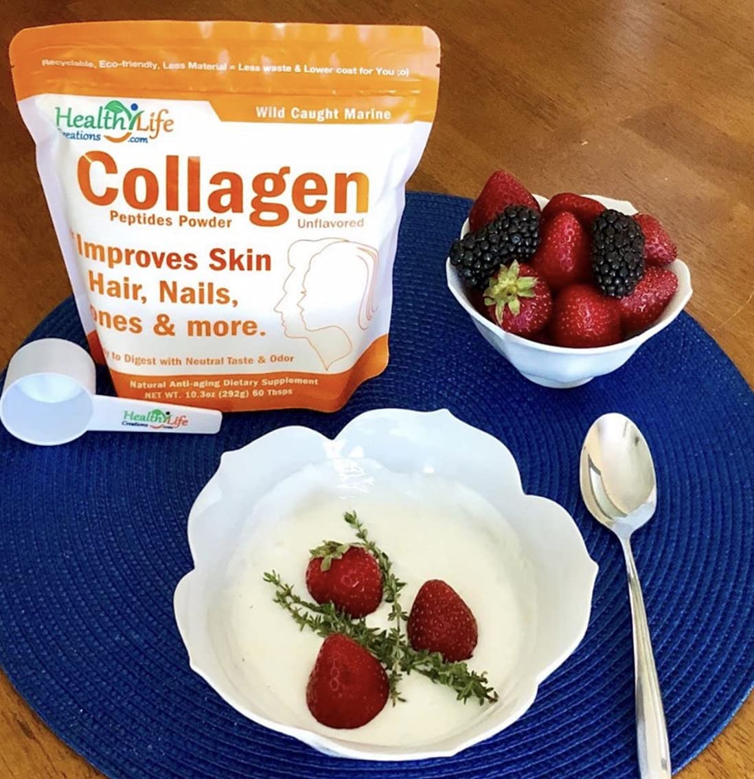 Premium Wild-Caught Marine Collagen Peptides Powder 10.3 oz | Unflavored, Fast-Dissolving | Supports Anti-Aging, Gut Health & Joint Recovery | Sugar-Free, Gluten-Free, Non-GMO | Perfect for Smoothies, Coffee & Post-Workout Recovery