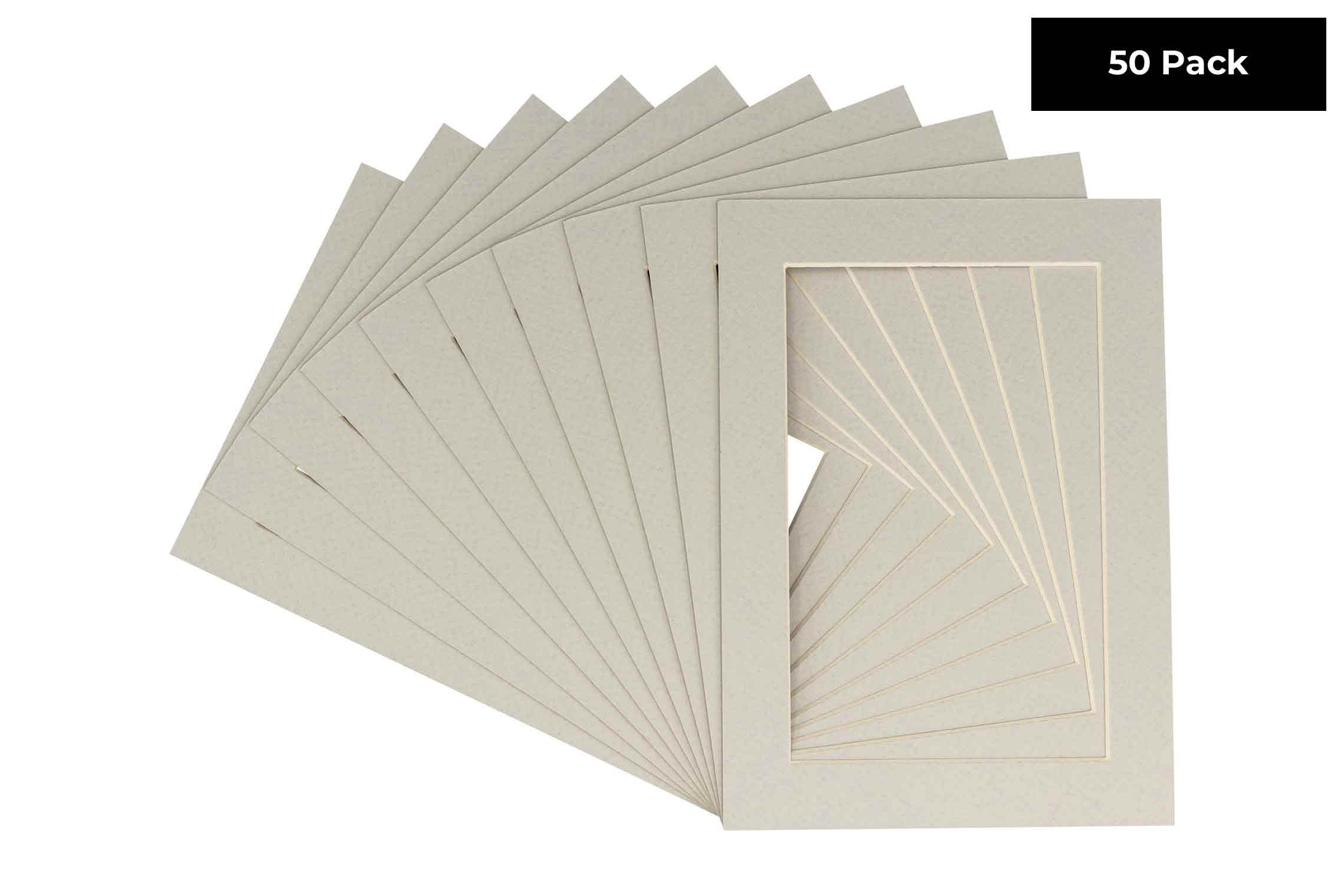 CountryArtHouse Taupe Acid-Free 11x14 Backing Board - 50 Sheets Uncut Photo Mat Board for Framing, Scrapbooking & Art Preservation | Archival Safe for Photos, Artwork & Memorabilia