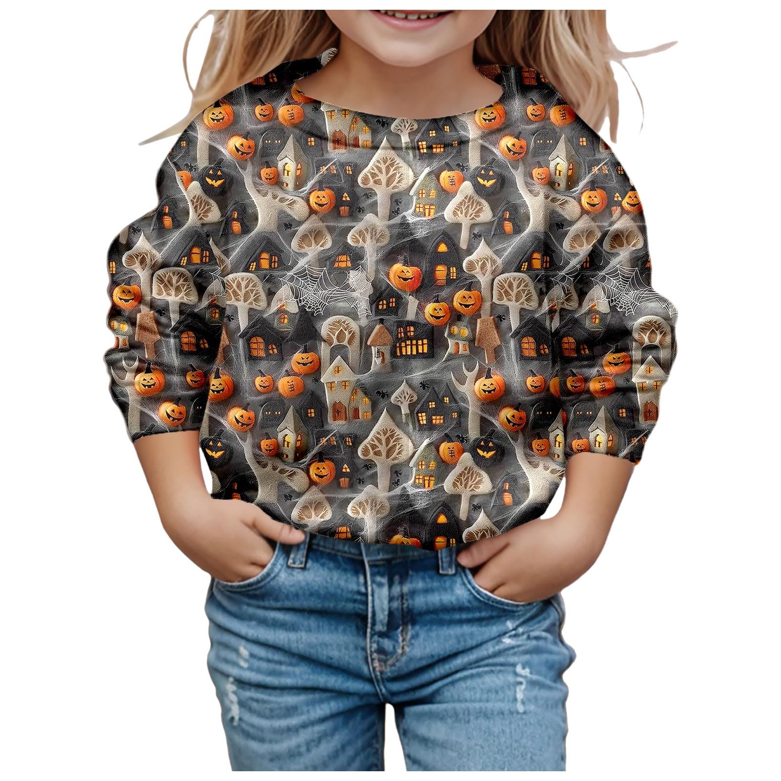 Adorable Toddler Halloween Costume - Pumpkin Hoodie for Baby Boys & Girls | Cute Ghost Festival Outfit for Fall & Autumn | Perfect for Trick-or-Treating, Halloween Parties & Photo Shoots