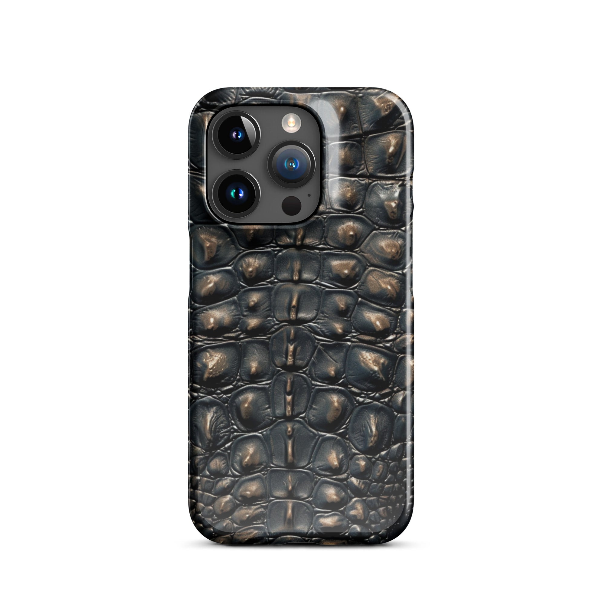 Durable Croc Snap Case for iPhone 14/13/12/11 Pro Max - Shockproof & Anti-Scratch Phone Cover with Grip Texture - Perfect for Outdoor Activities, Work & Daily Use