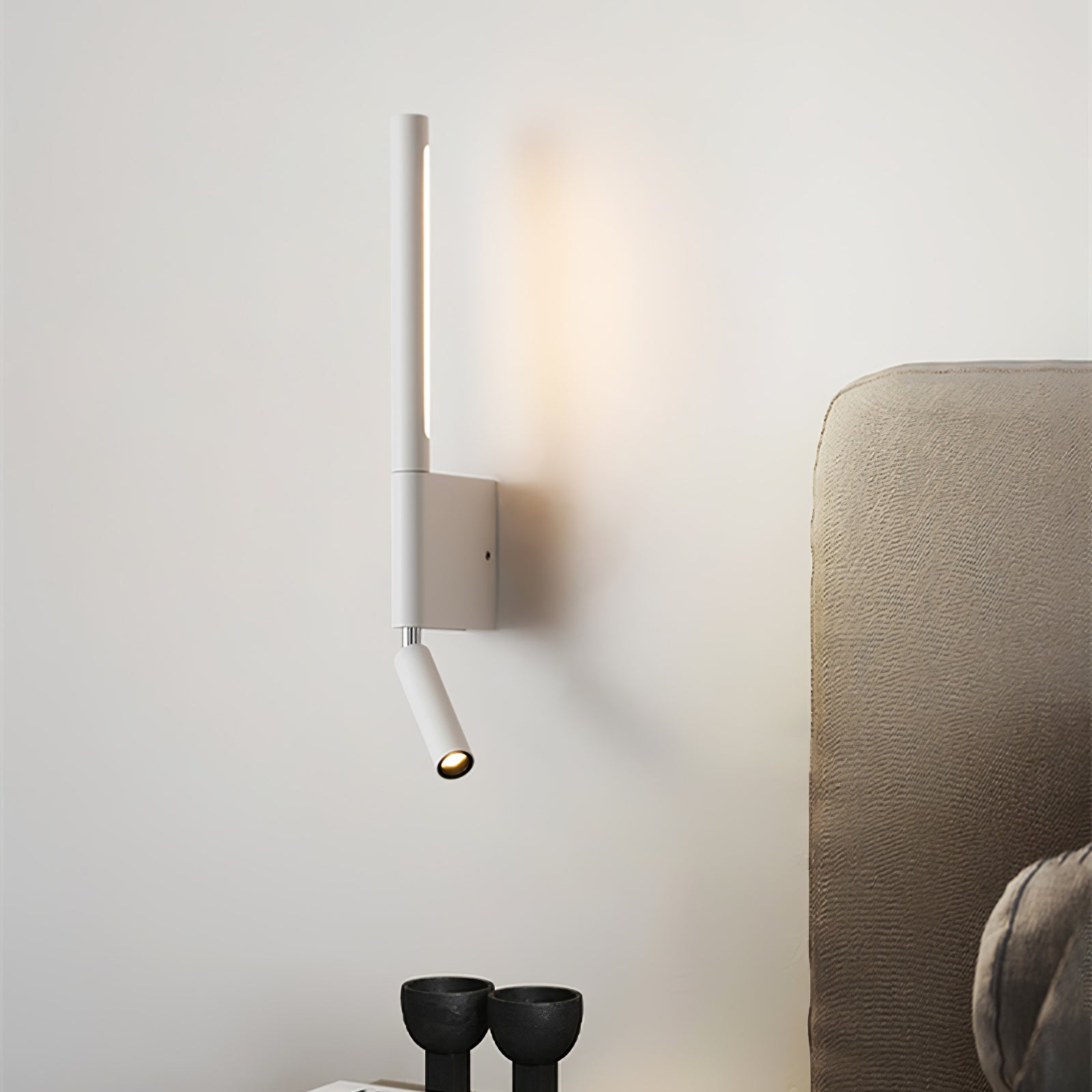 Modern Canut LED Wall Light - Energy Efficient Indoor/Outdoor Wall Sconce - Perfect for Bedroom, Living Room, Patio & Hallway Lighting