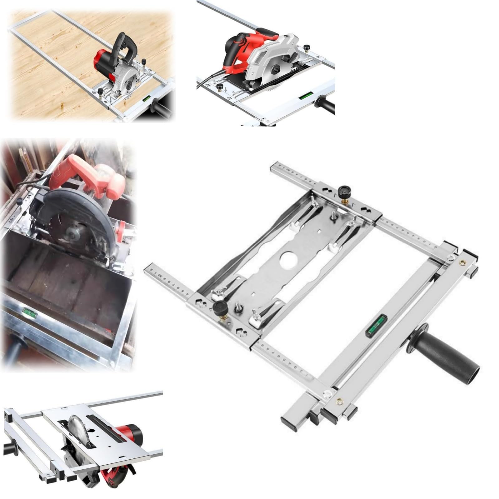 Precision Edge Guide Positioner for Circular Saw - Woodworking Cutting Board Tool with Adjustable Frame - Perfect for DIY Projects, Woodworking & Home Improvement (1PC) - Ideal for Straight Cuts, Trimming & Crafting