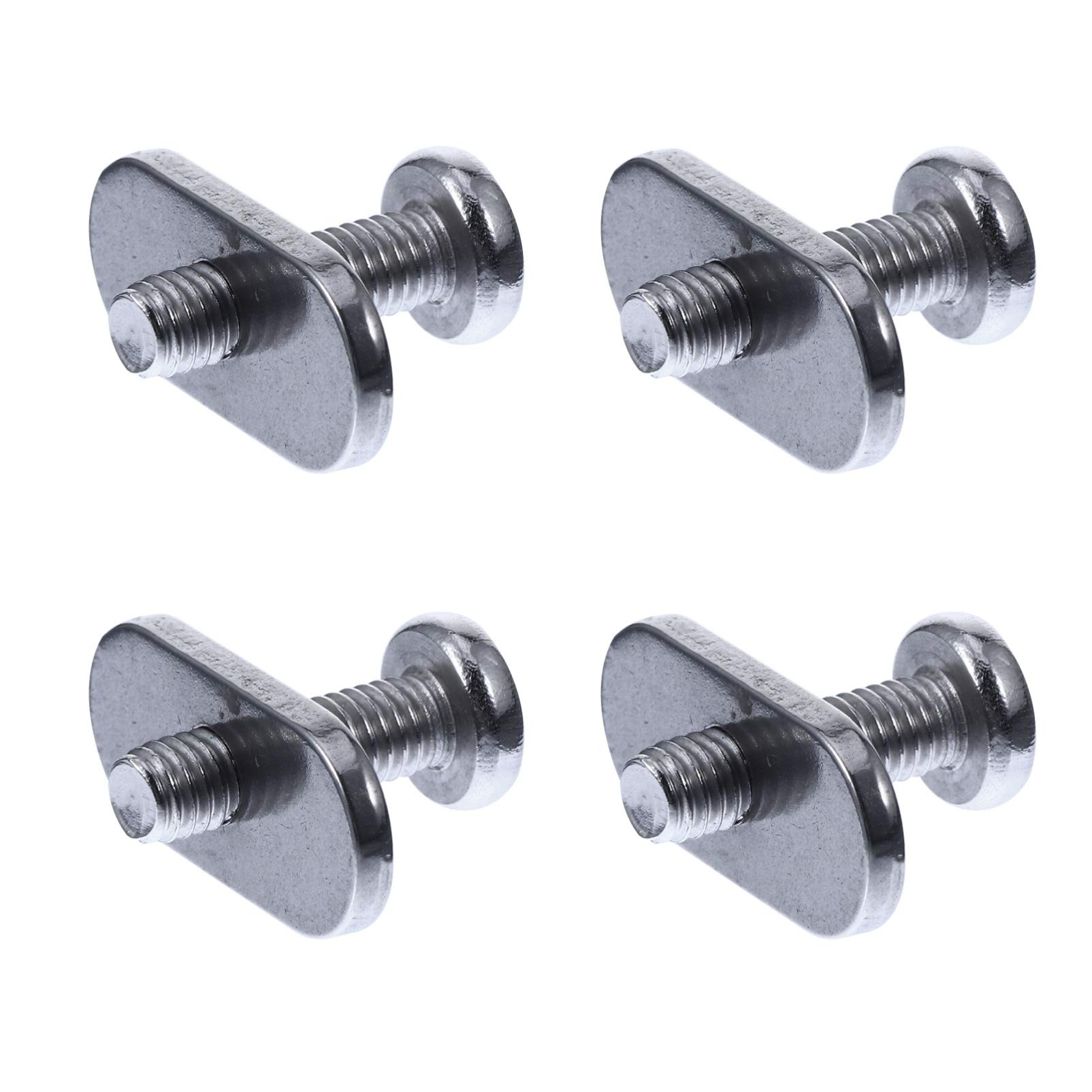 BESPORTBLE Kayak Rail Screws and Nuts Set - Stainless Steel Kayak Accessories Mounting Kit for Kayak Track Replacement (Perfect for Kayak Fishing, Canoeing & Water Sports)