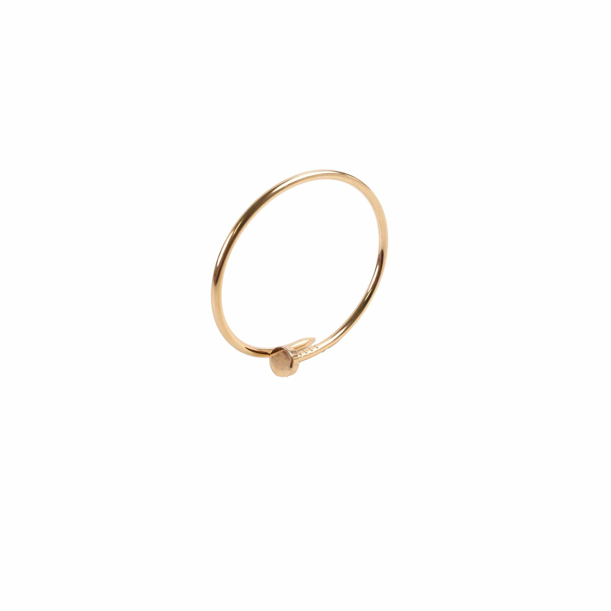 Cartier Juste Clou Small Model 18K Rose Gold Bracelet Size 15 - Luxury Jewelry for Women, Perfect for Gifts, Weddings & Special Occasions