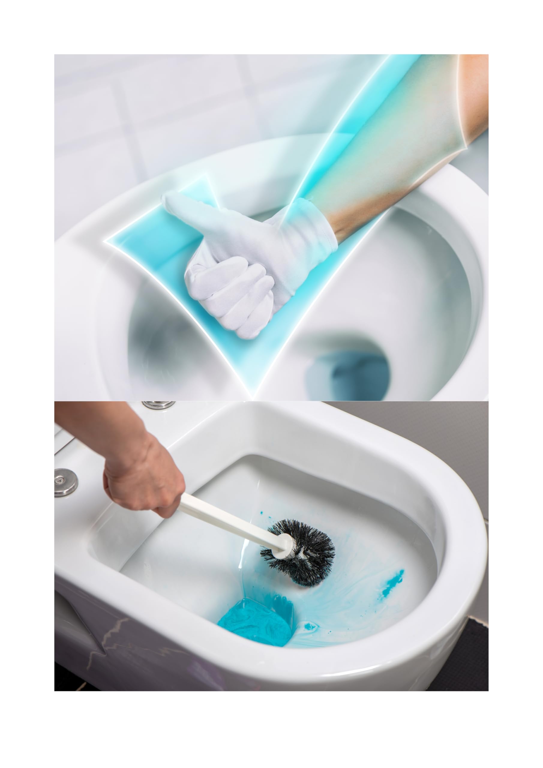 Debug Toilet Bowl Cleaner Refill Pack - 2 x 1L (2-Pack) | Antibacterial Toilet Cleaning Liquid for Deep Stain Removal | Perfect for Home, Hotel & Public Restroom Sanitation