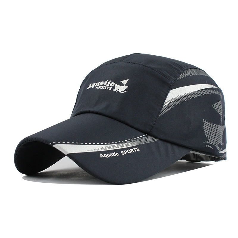 Water Sports Print Baseball Cap for Men & Women - Lightweight Adjustable Sun Hat for Running, Fishing, Hiking, and Outdoor Activities