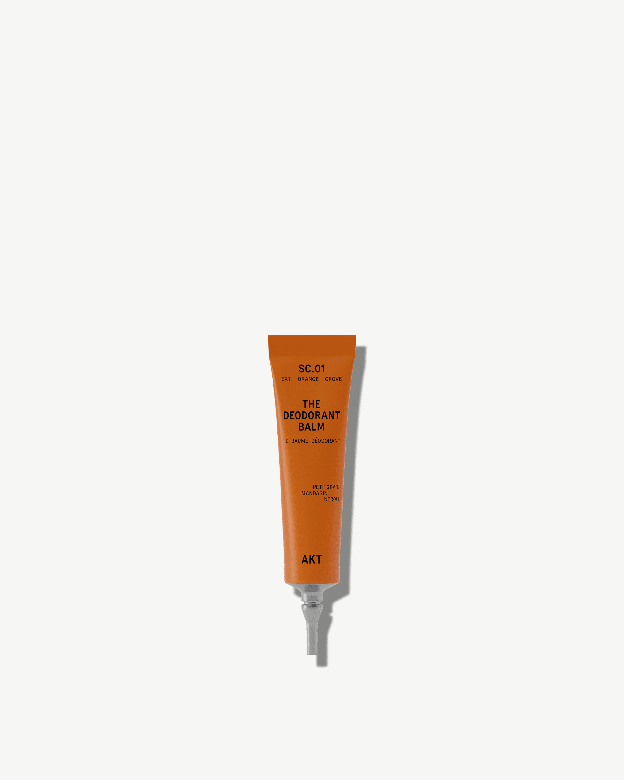 Natural Deodorant Balm SC.01 Orange Grove Scent - Aluminum Free, Long Lasting Odor Protection for Men & Women - Perfect for Gym, Work & Daily Freshness