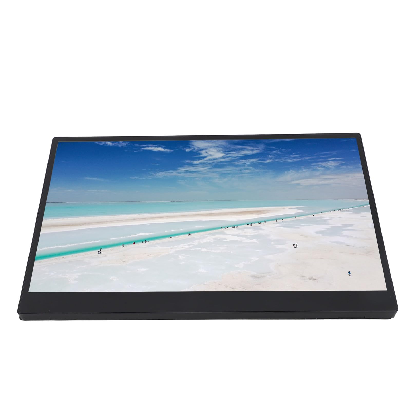 15.6 Inch Portable Monitor - XHTLLO USB Gaming Display with PU Leather Cover, HD Screen Extender for Laptop, Home, Travel & Office Use | Perfect for Remote Work, Gaming & Presentations