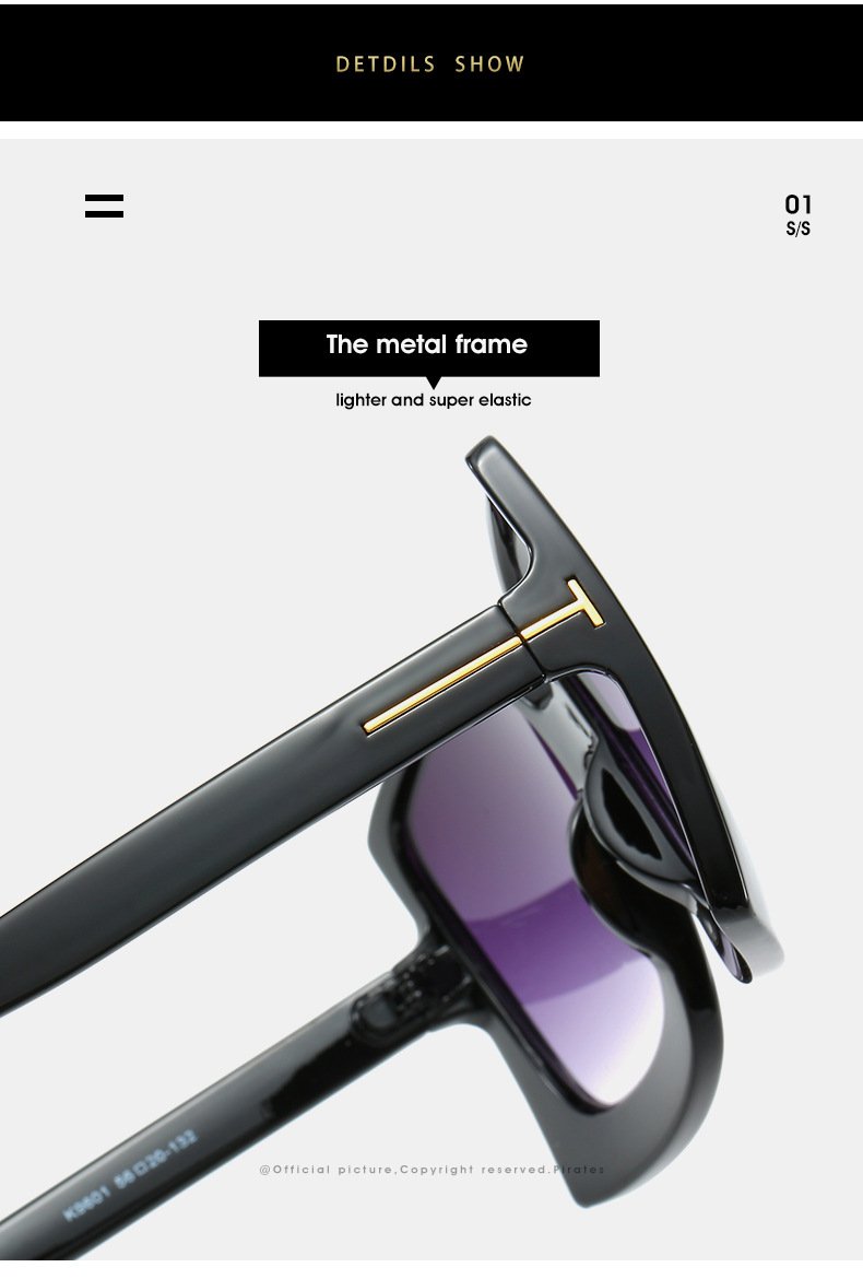 Higodoy Mode Oversized Sunglasses for Women - UV Protection, Fashionable & Trendy - Perfect for Beach, Driving & Outdoor Activities