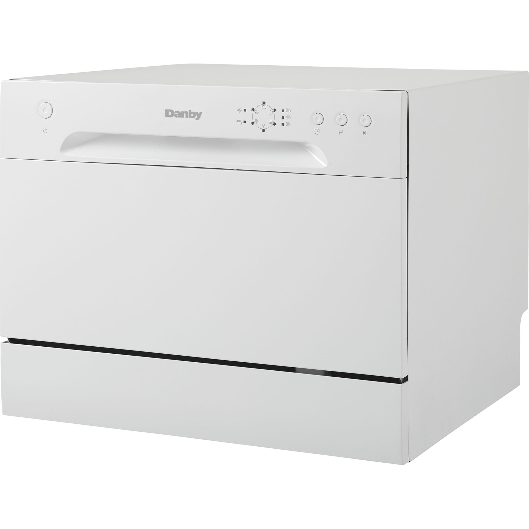 Danby Portable Dishwasher DDW621WDB - Compact Countertop Dishwasher with Plastic Tub, White - Perfect for Apartments, RVs & Small Kitchens