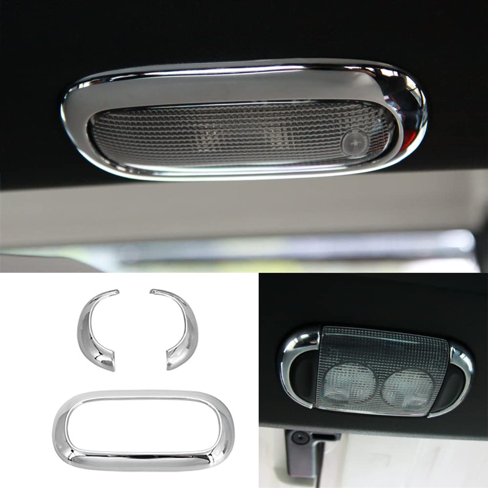 Jeep Wrangler JK 2011-2017 ABS Roof Reading Light Lamp Cover - Interior Car Accessories & Decorative Trim for Enhanced Night Driving & Cabin Lighting