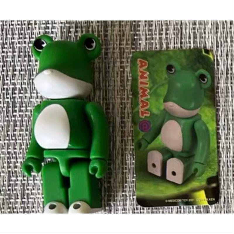 Be@rbrick Series 1 ANIMAL Frog 100% Collectible Vinyl Art Toy - Perfect for Display, Gifts & Anime Collections