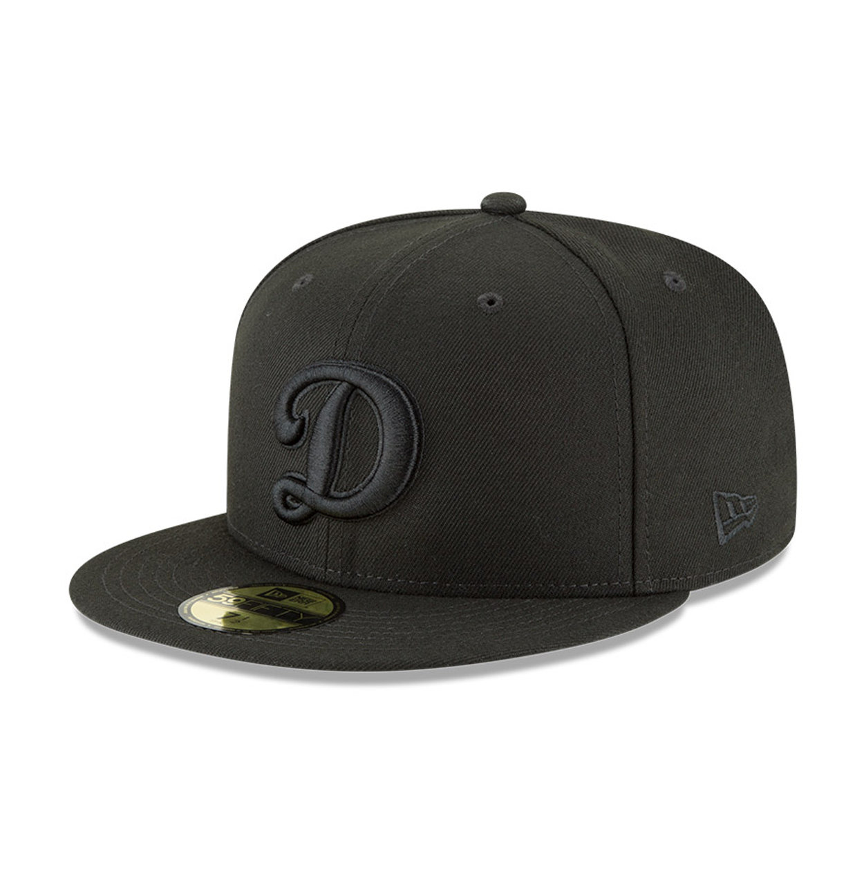 New Era 59Fifty Los Angeles Dodgers Fitted Baseball Cap - Black Adjustable Snapback Hat for Men & Women | Perfect for Baseball Games, Streetwear Fashion & Sports Fans