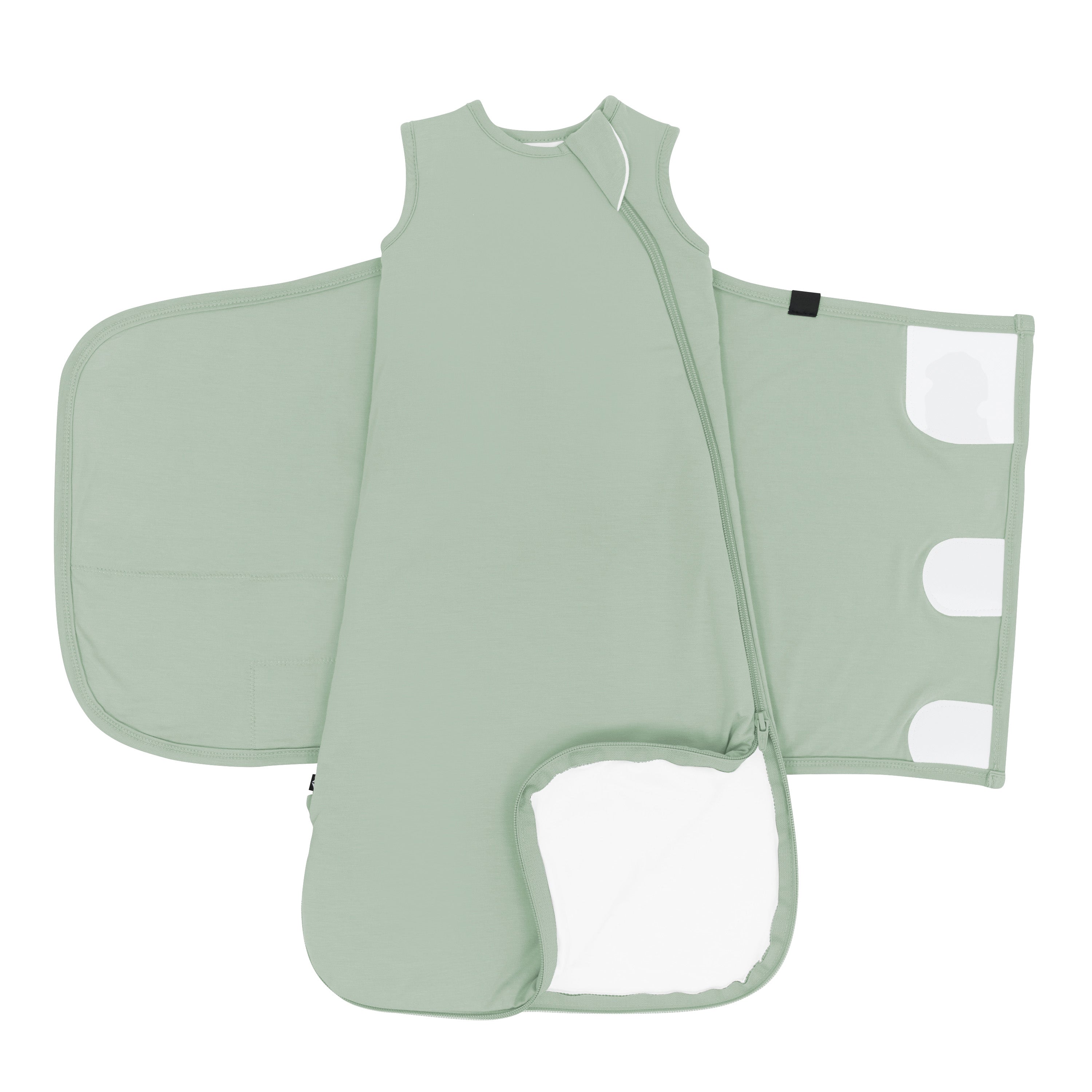 Organic Cotton Baby Sleep Sack Swaddle Blanket - Breathable & Soft Thyme Green for Newborns & Infants - Perfect for Nursery, Travel & Safe Sleep