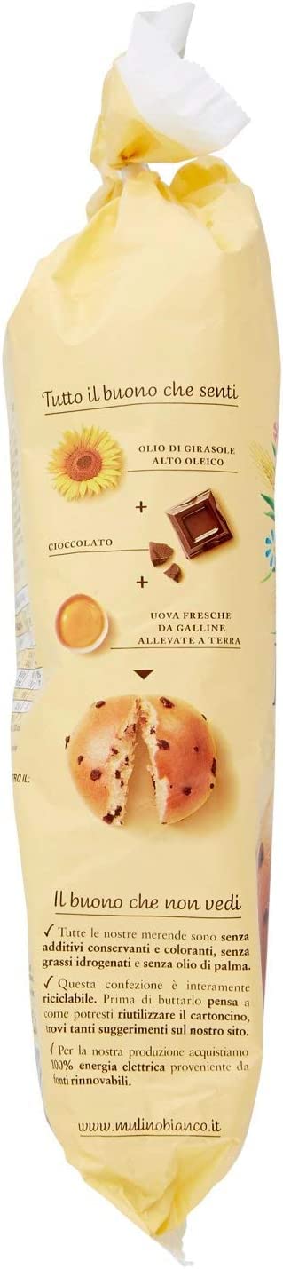 Mulino Bianco Pan Goccioli Sweet Brioche Snacks 336g (3 Pack) - Perfect for Breakfast, Dessert & Coffee Time