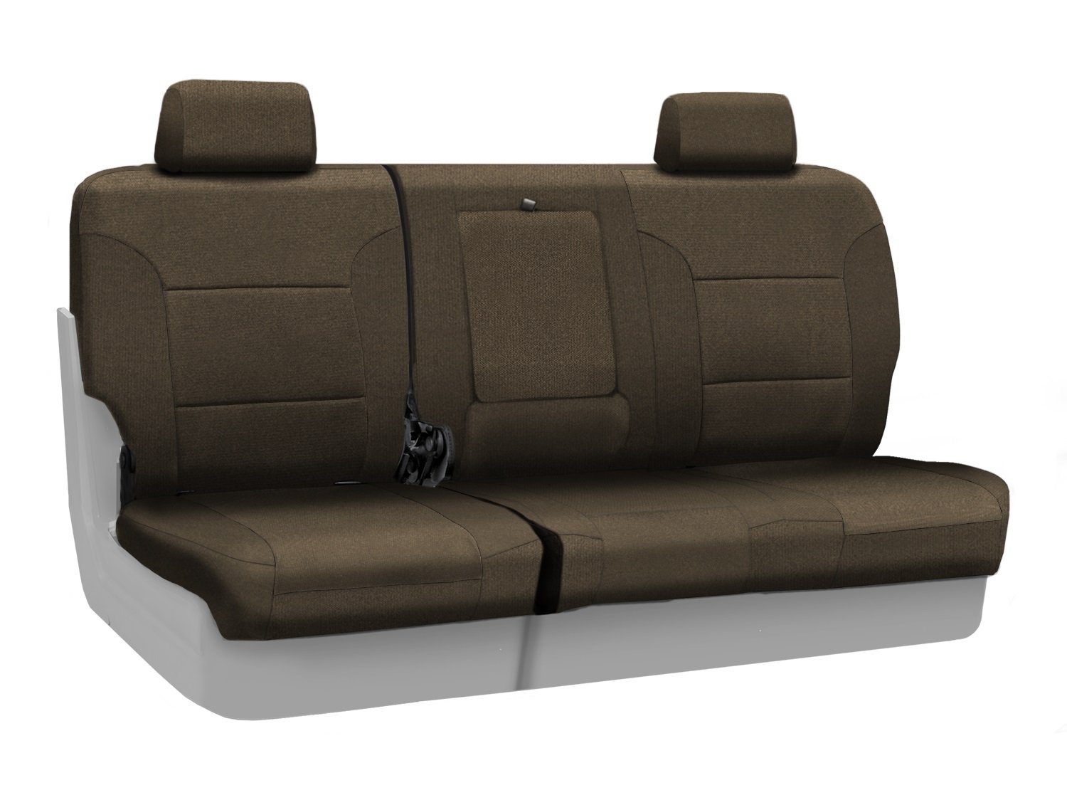 Coverking Custom Fit Front 60/40 Bench Seat Cover for Toyota Tacoma 2005-2023 - Premium Velour Fabric (Taupe) | Waterproof & Anti-Slip Protection | Perfect for Work Trucks, Camping & Outdoor Adventures
