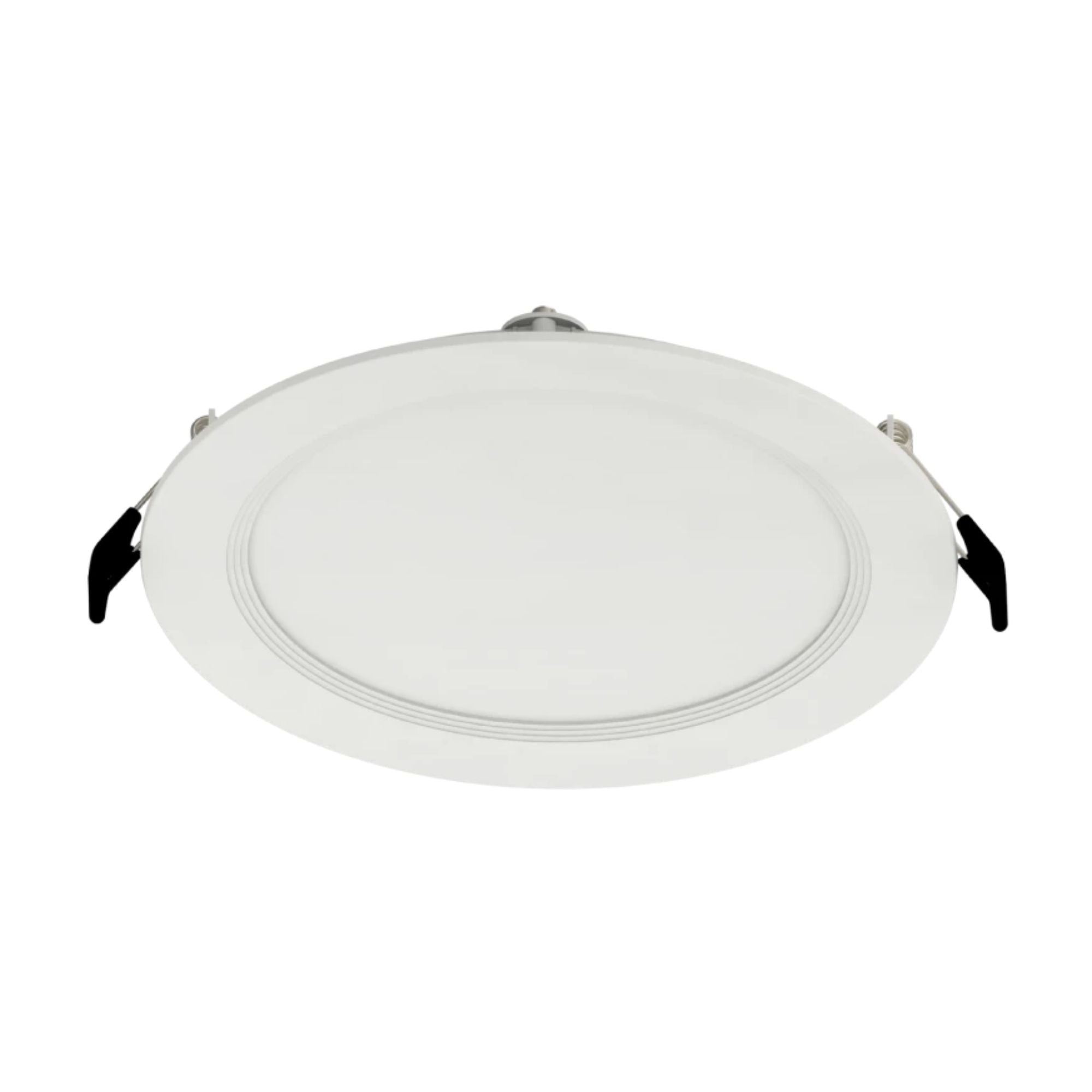 6 Inch Wafer LED Downlight - 1100 Lumens, 5 CCT Adjustable (2700K-6500K), White Shallow Baffle Trim - Recessed Ceiling Lighting for Kitchen, Bathroom, Living Room & Bedroom