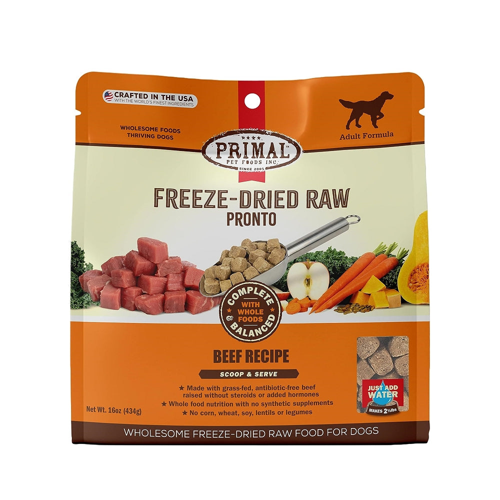 Premium Freeze Dried Beef Dog Food - High Protein Grain-Free Treats for Puppies & Adult Dogs - Perfect for Training, Travel & Outdoor Adventures