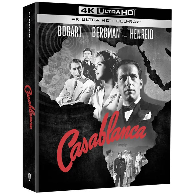Casablanca Collector's Edition 4K UHD + Blu-ray - Classic Movie for Home Theater & Film Enthusiasts