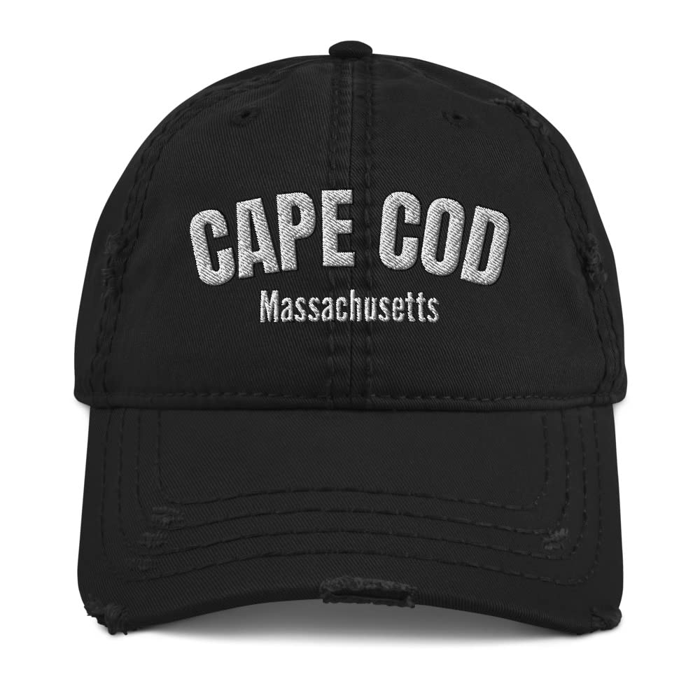 Vintage Distressed Dad Hats for Men - Cape Cod & Boston Style Baseball Caps - Casual Outdoor Sun Protection for Beach, Travel & Sports