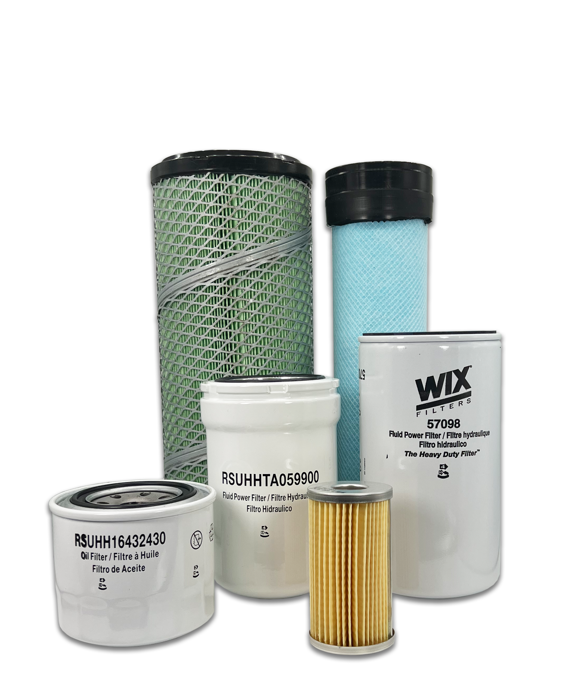 Kubota L5030HST Tractor Maintenance Filter Kit by HERO® - Air, Oil & Fuel Filters Replacement Set for Tractor Maintenance & Performance Upgrade