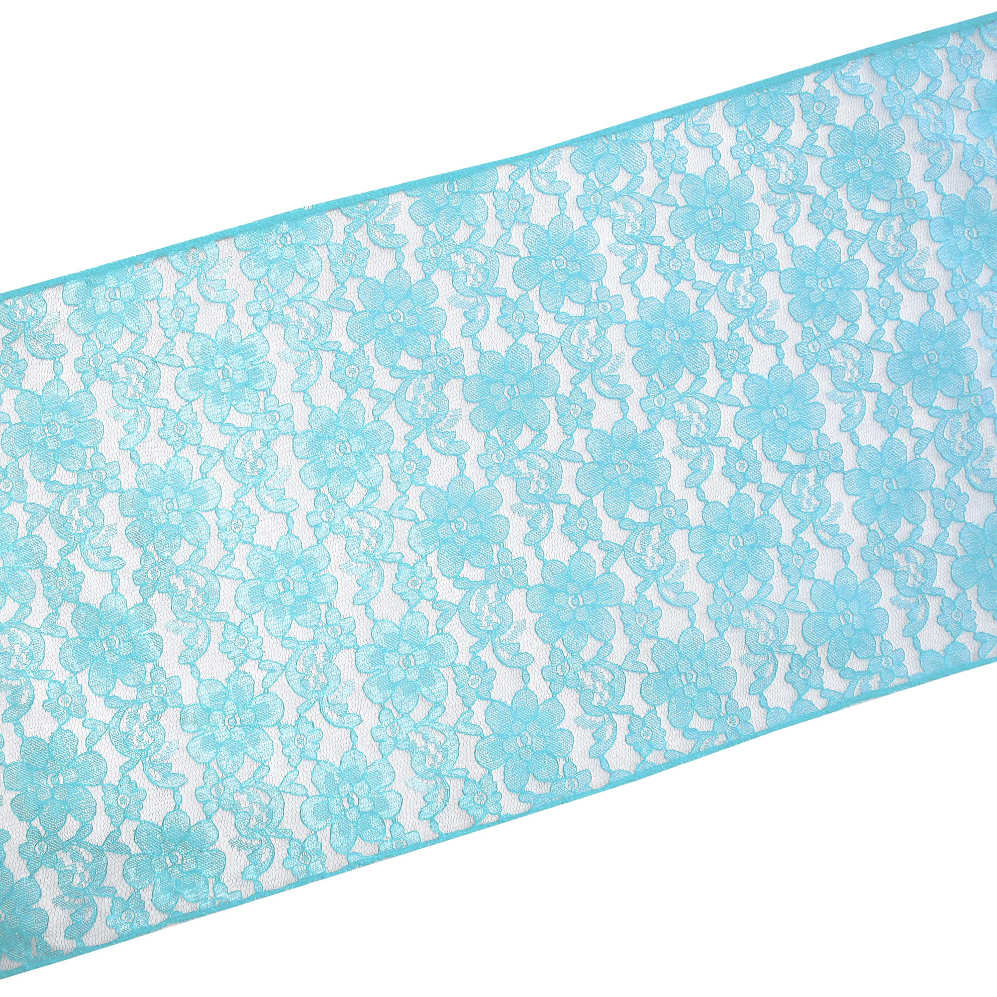 Elegant Floral Lace Table Runner - 12