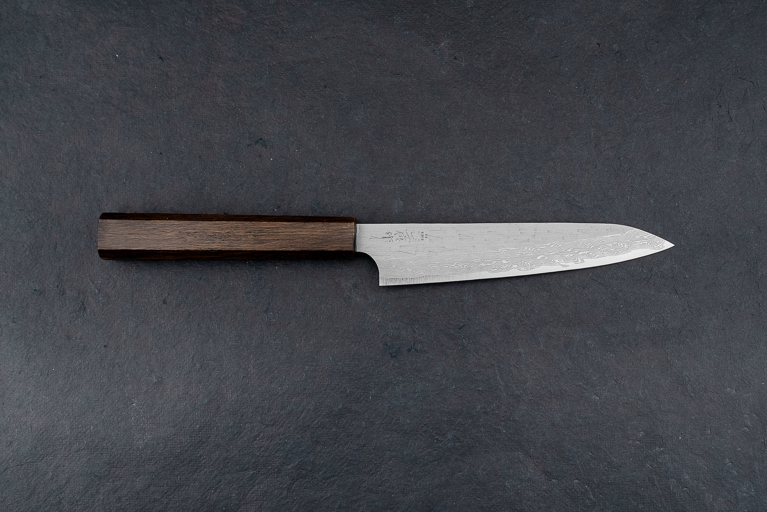 Nigara VG XEOS Tsuchime Damascus Petty Knife 160mm - High Carbon Steel Japanese Kitchen Knife for Precision Slicing, Chopping & Garnishing - Perfect for Chefs, Home Cooks & Culinary Enthusiasts
