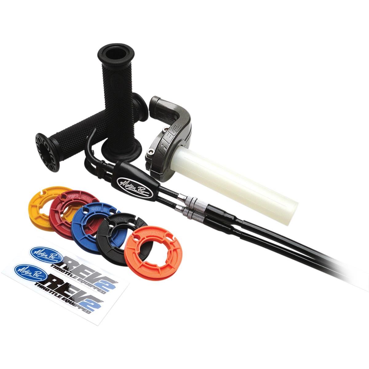 Motion Pro Rev2 Revolver Throttle Kit with Start/Stop Switch - Compatible with KTM RC390 (01-2785) | Motorcycle Racing & Performance Upgrade