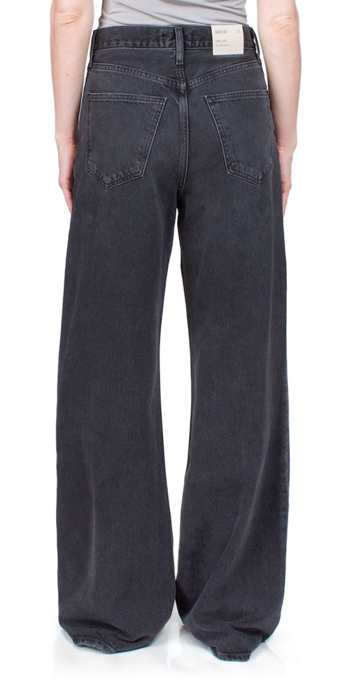 Dame High Rise Wide Leg Jeans for Women - Stretch Denim Pants with No Cuff - Comfortable & Stylish for Casual Wear, Office, and Night Out