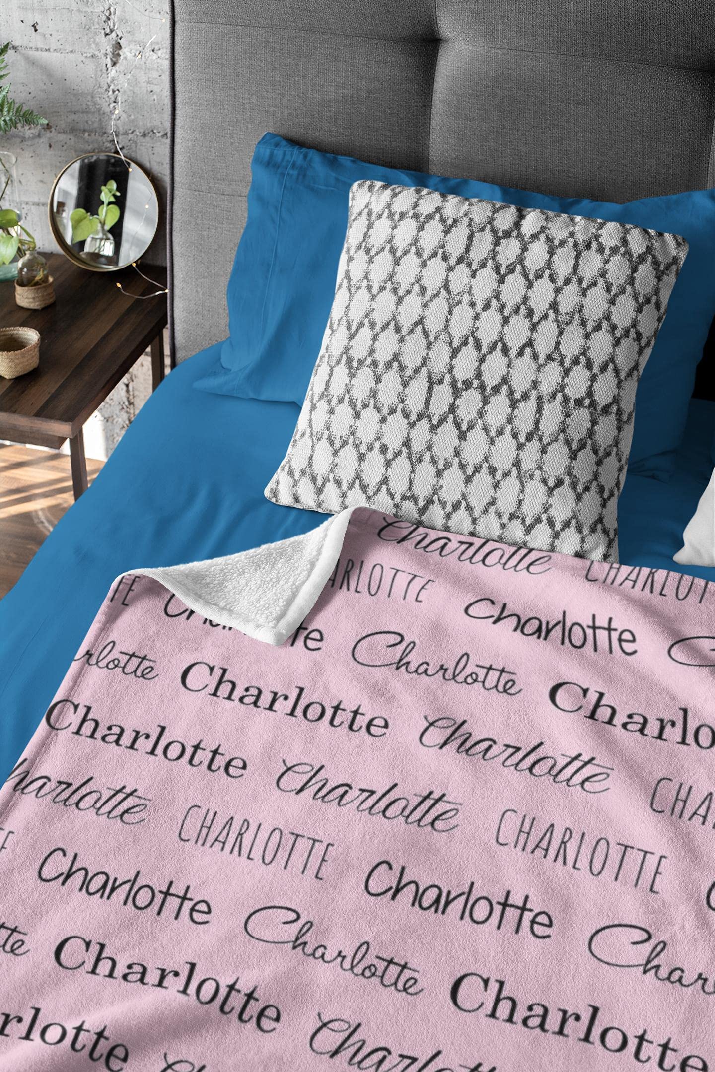 Personalized Newborn Baby Blanket with Custom Name - Perfect Gift for Daughter, Kids Birthday, Boys Swaddle, Girl Paisley Pink, King Size MPDHG1754-MBBlack - Ideal for Nursery, Photo Shoots, and Cozy Family Moments
