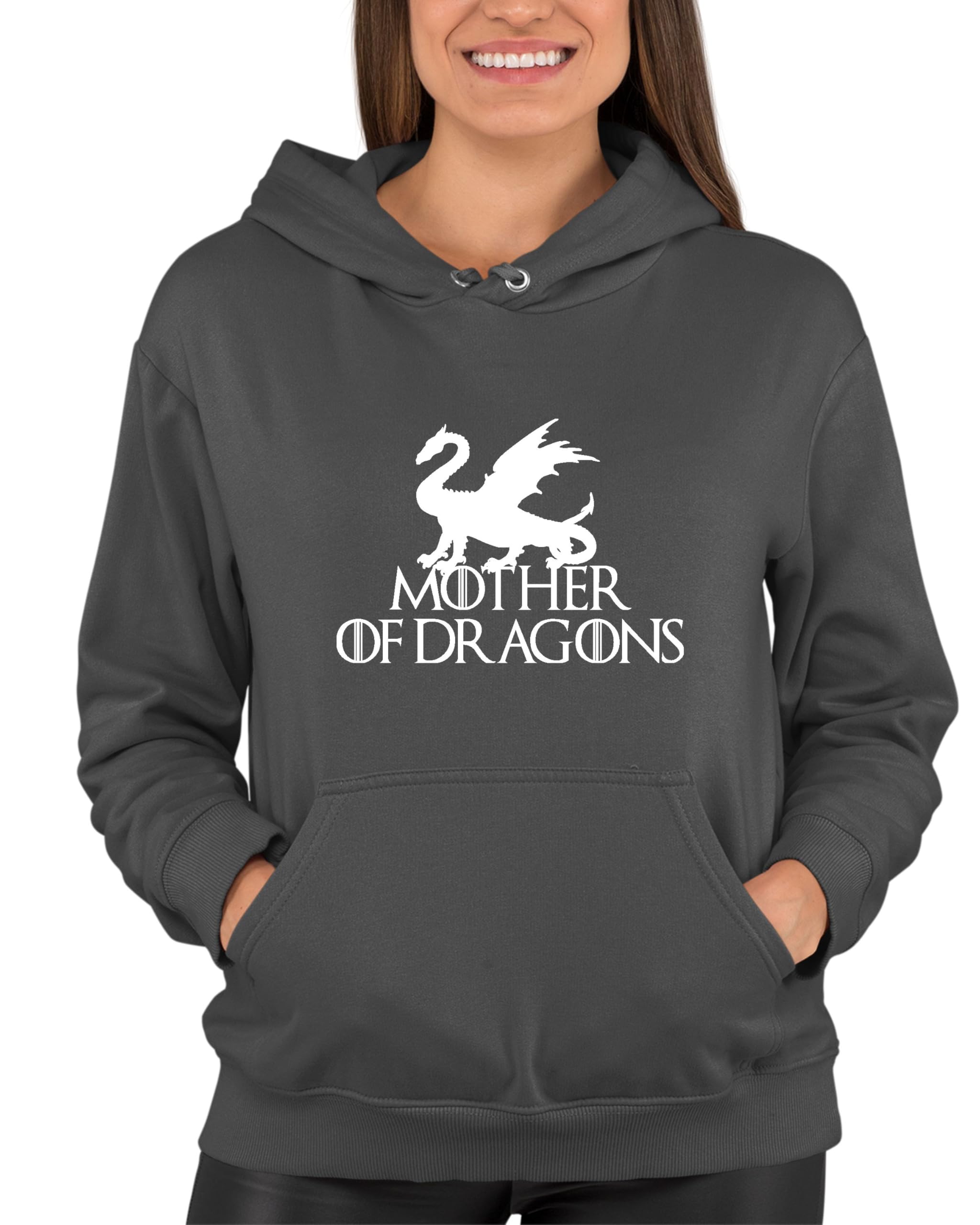 Mother of Dragons Sweatshirt Hoodie for Men & Women - Game of Thrones Inspired Pullover for Cosplay, Halloween & Winter Fashion