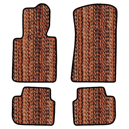 Original Coco Mats - Custom Fit Handmade Floor Mats for 1999-2004 Porsche 911 996 Coupe - 4-Piece Set (Front & Rear) - USA Made - Perfect for Classic Car Enthusiasts & Porsche Lovers