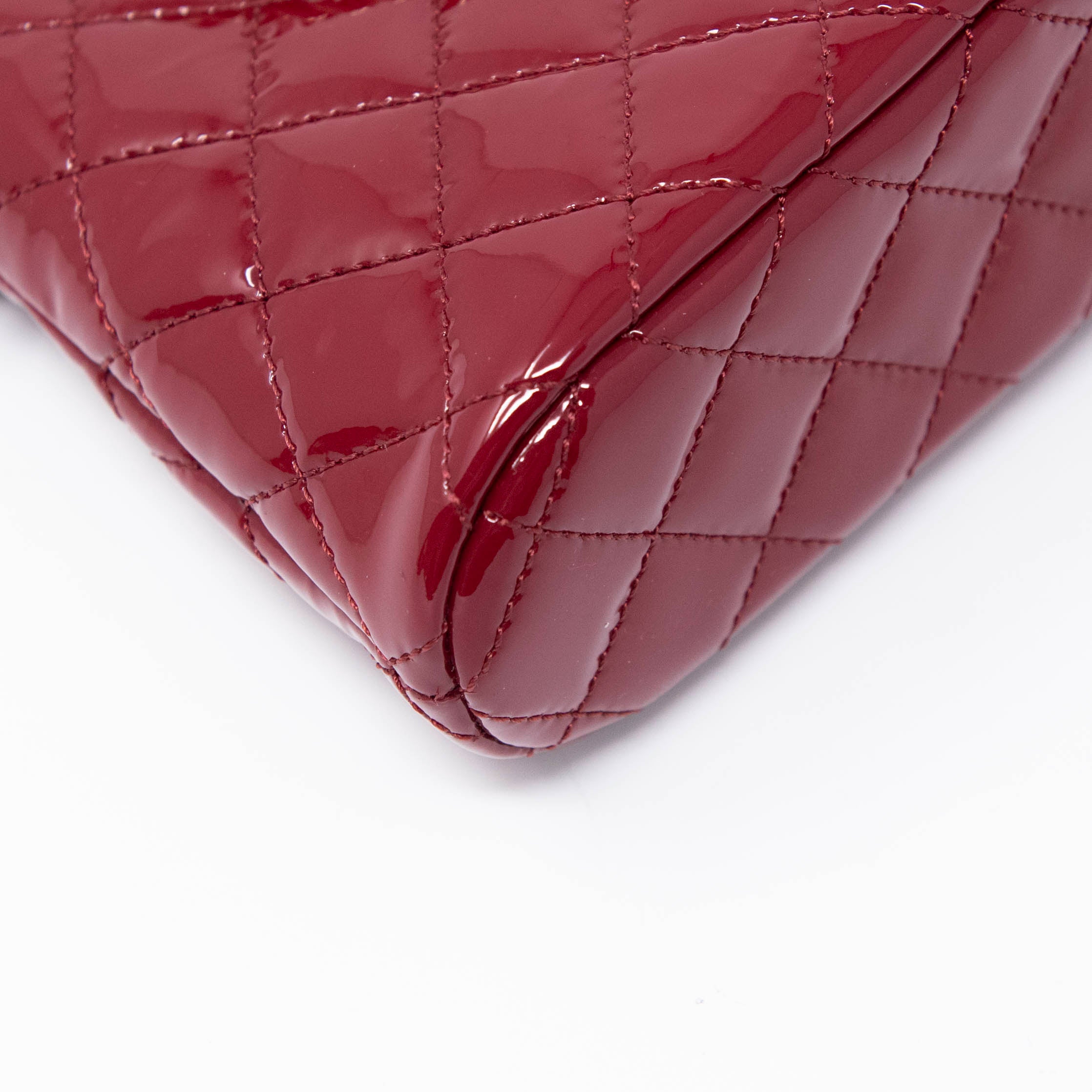 Chanel Burgundy Coco Quilted Leather Crossbody Clutch Bag with Chain - Perfect for Evening Parties, Weddings & Special Occasions