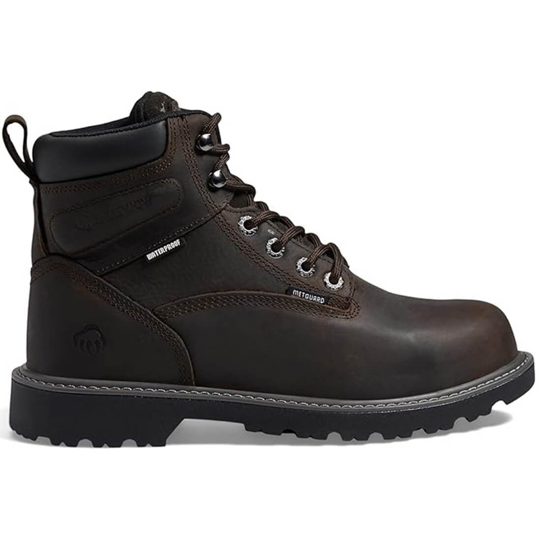 Floorhand Met Guard Steel Toe Waterproof Work Boots for Men - OSHA Compliant Safety Shoes for Construction, Oil Rig & Industrial Work