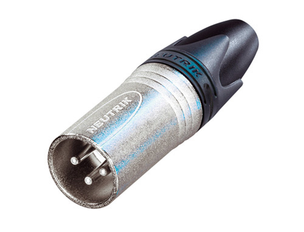 Neutrik NC3MXX Professional XLR Male Connector - High-Quality Audio Plug for Studio, Live Sound & DJ Equipment