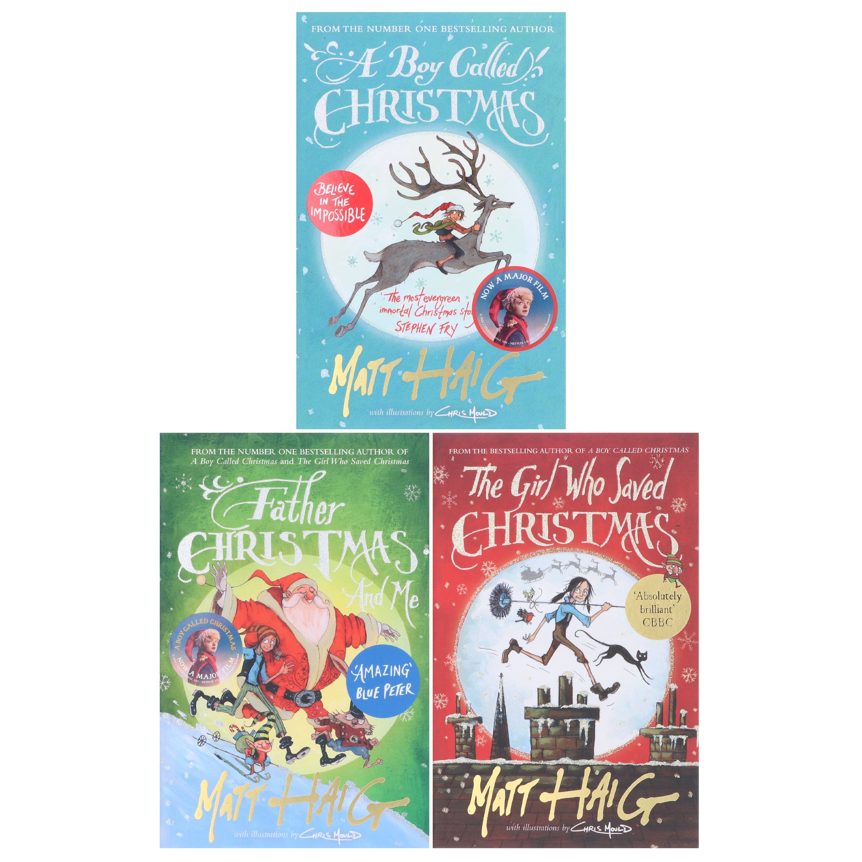 A Boy Called Christmas by Matt Haig - 3 Book Collection Set for Kids Ages 7-11 | Paperback | Perfect for Bedtime Reading & Holiday Gifts