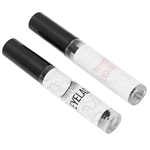 Waterproof & Hypoallergenic Eyelash Glue with Lash Gel Remover - Long Lasting False Eyelash Adhesive for Women, Perfect for Parties, Weddings & Daily Makeup