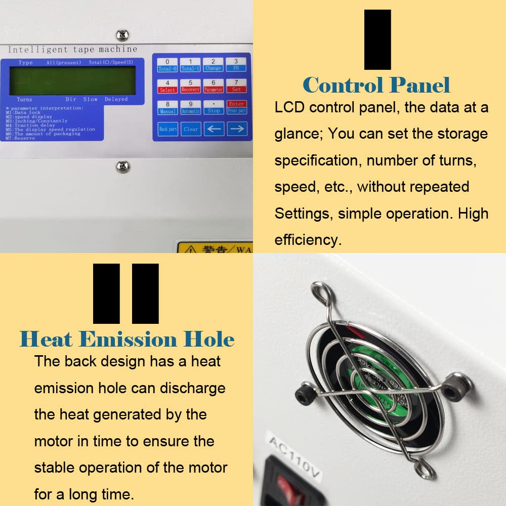 Automatic Wire Taping Machine for Wiring Harness - 3-30mm Wire Diameter | Intelligent Tape Winding & Tapping Solution | Perfect for Automotive, Electronics & Industrial Wiring Assembly