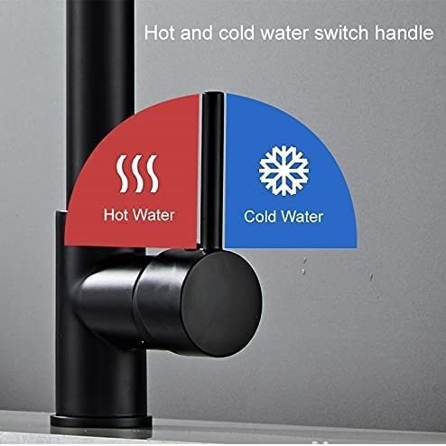KORP Pull-Out Sprayer Kitchen Sink Faucet with Dual Spout - Chrome/Gold Single Handle Deck Mount Mixer Tap for Hot & Cold Water - Perfect for Modern Kitchens and Bathrooms