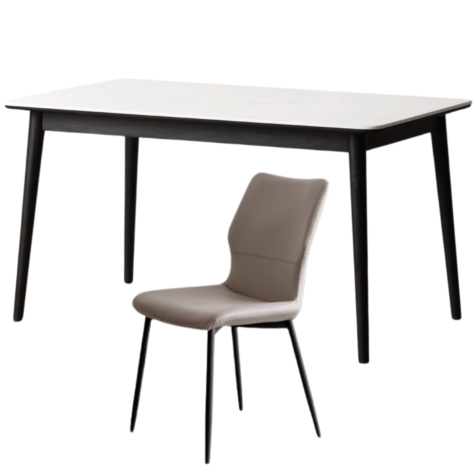 Solid Oak Wood Dining Table - Rustic Farmhouse Style for Kitchen, Dining Room & Outdoor Entertaining