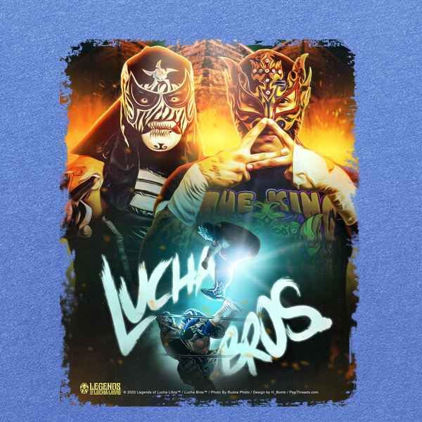 Pop Threads Lucha Bros Penta Zero M & Rey Fenix Lucha Libre Graphic T-Shirt for Men - Wrestling Fan Apparel for Casual Wear & Street Style