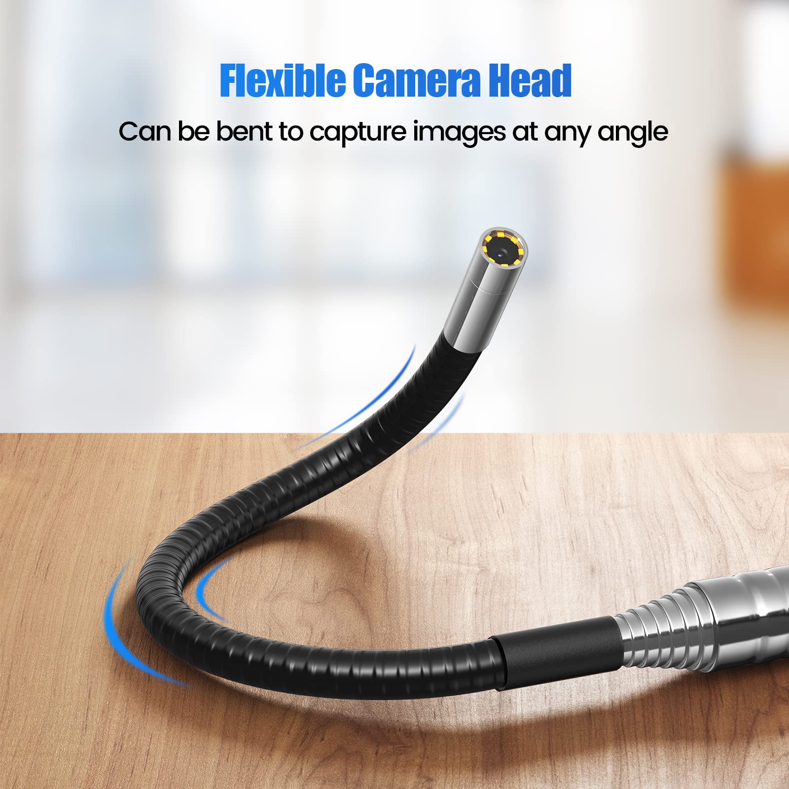 Teslong 5ft Telescopic Endoscope Camera with Light - 4.5