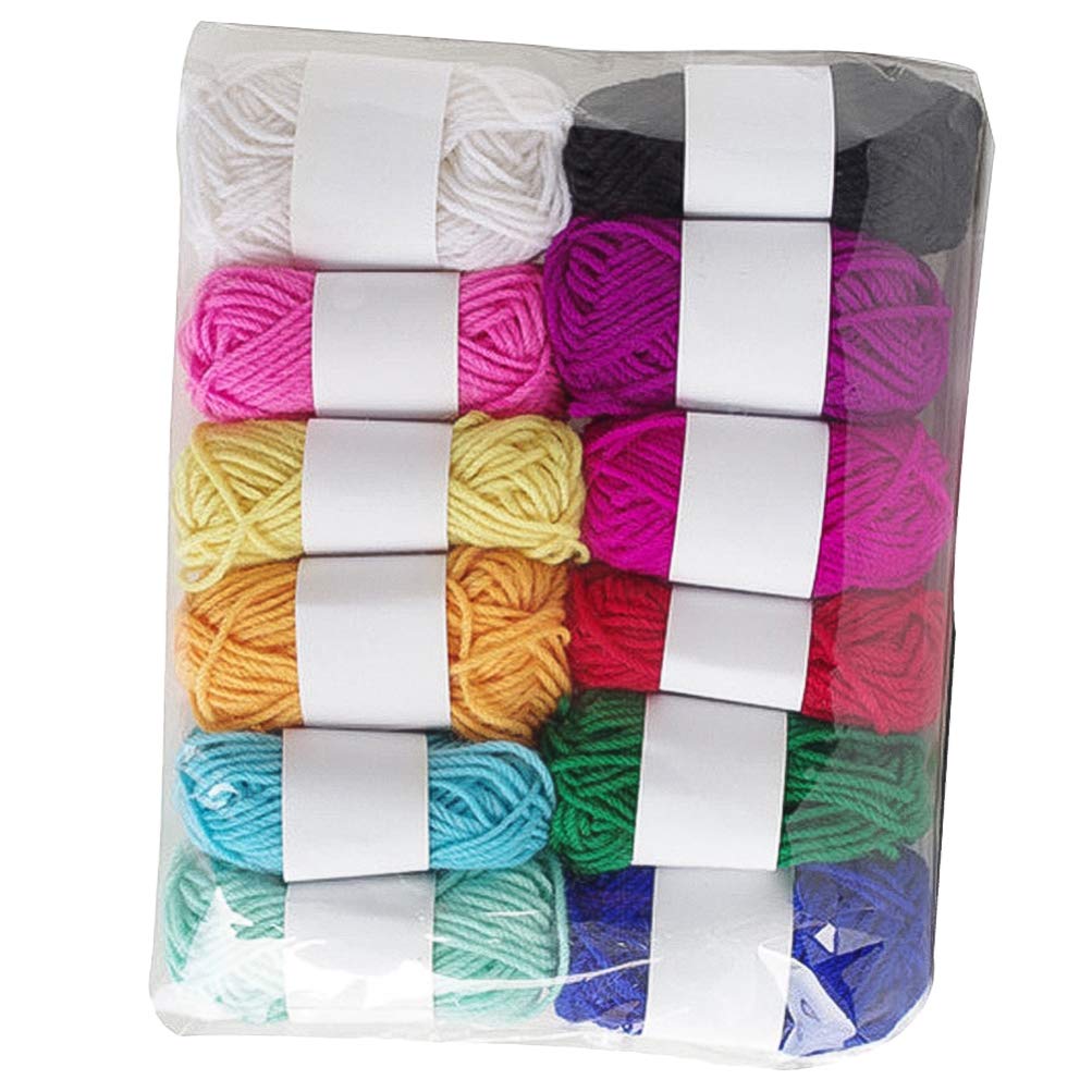 EXCEART Acrylic Crochet Yarn Set - Soft Knitting Yarn for DIY Crafts, Sweaters, Hats, Scarves & Socks - Perfect for Beginners & Advanced Knitters (Home Decor, Gift Making, Seasonal Projects)