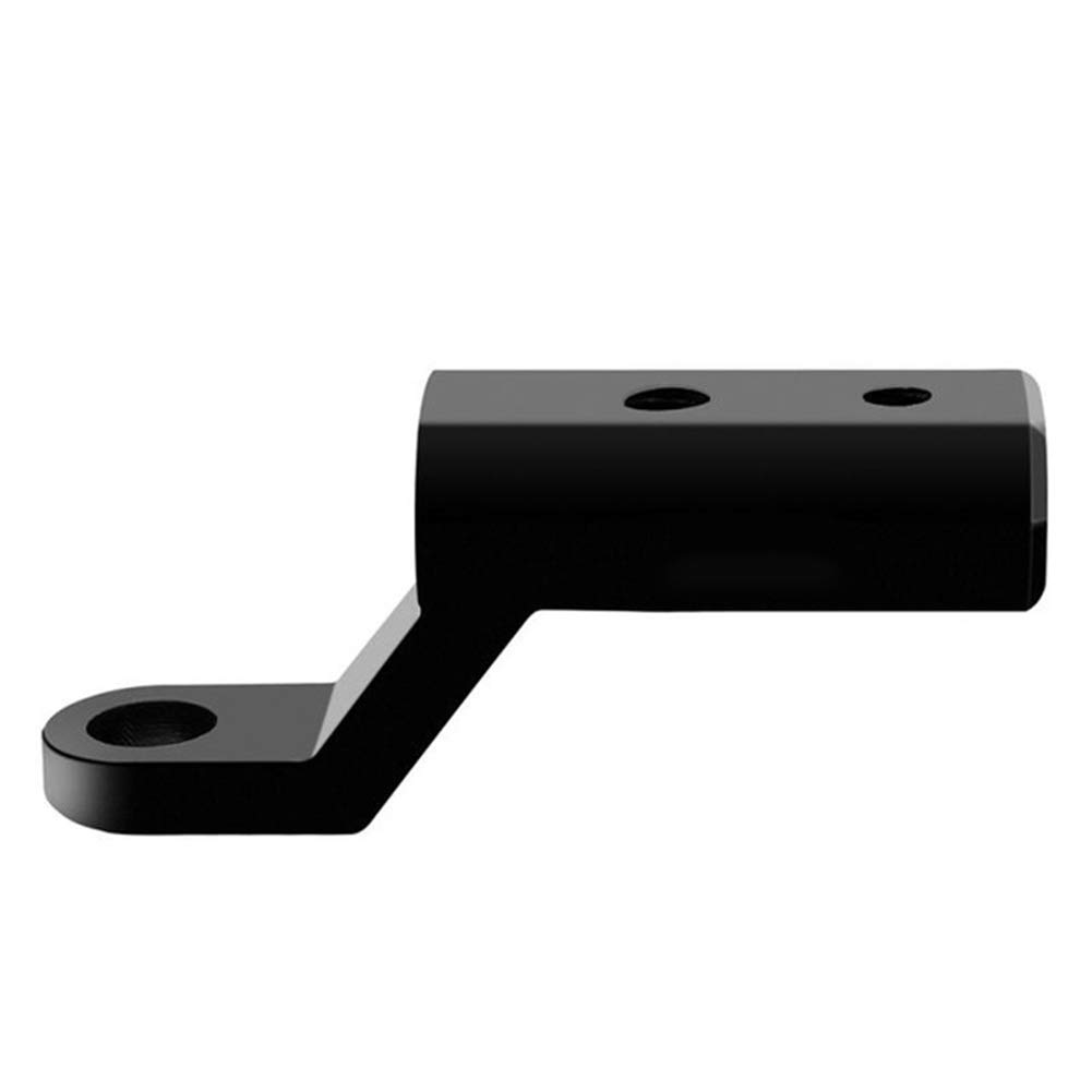 Aluminum Alloy Motorcycle Mirror Bracket Support Holder - Universal Rearview Mirror Extension Mount for Motorcycles, ATV & Scooters (Black) | Durable Mirror Base Stand for Enhanced Visibility & Safety Riding
