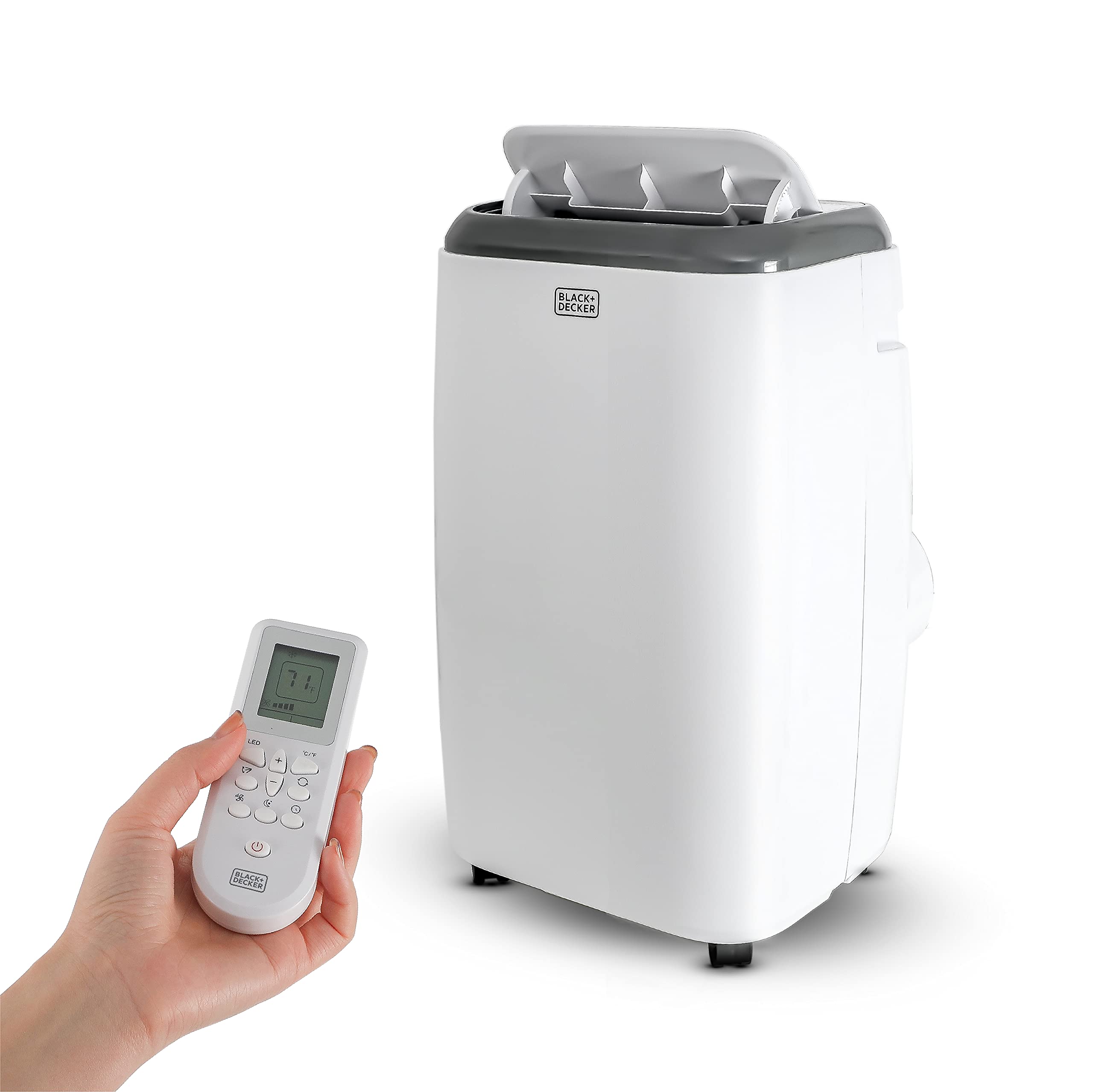 BLACK+DECKER Portable Air Conditioner - 8,000 BTU Compact Cooling Unit with Remote Control & Energy Saving Mode | Perfect for Bedrooms, Offices & Small Spaces