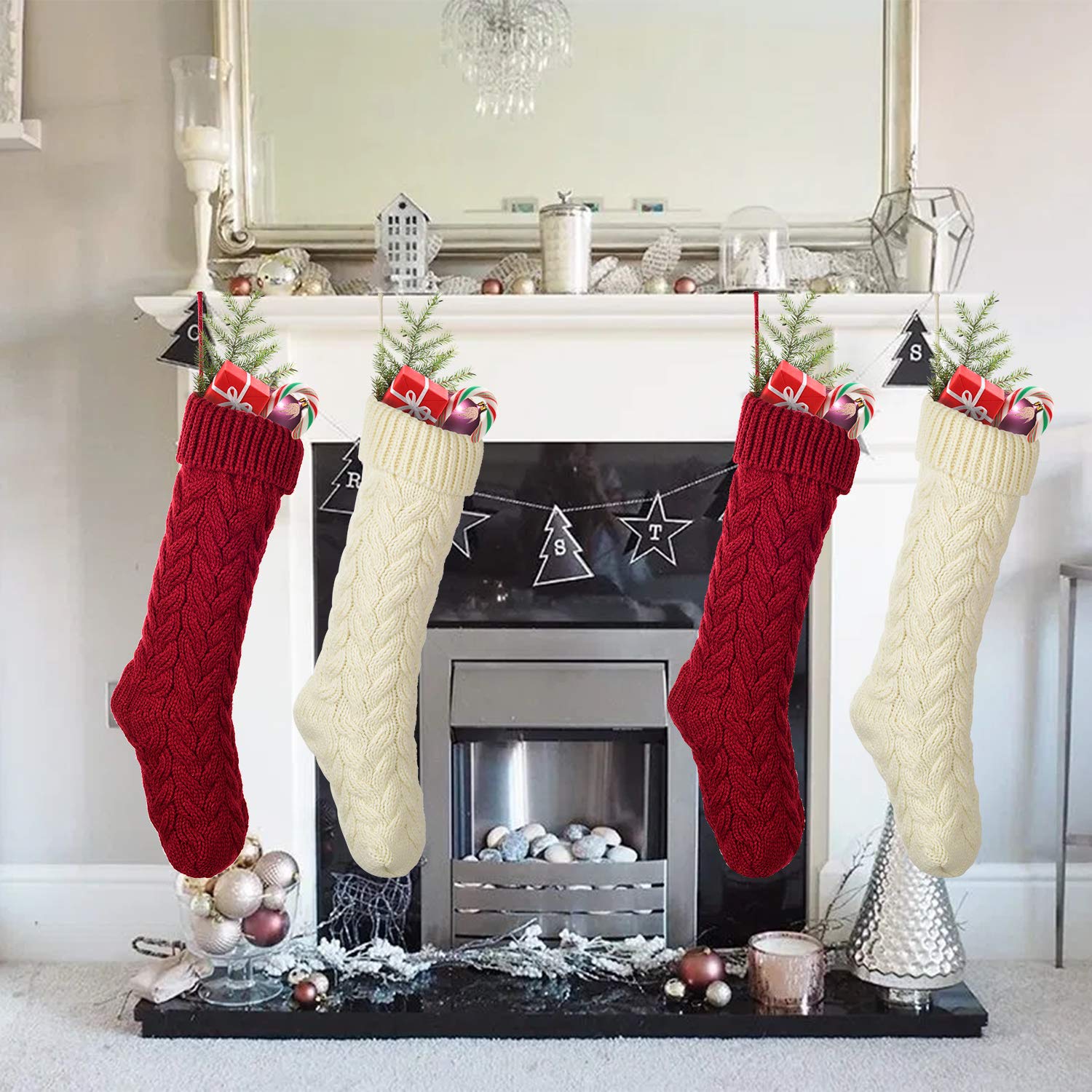 DearHouse Christmas Stockings - 4 Pack 19