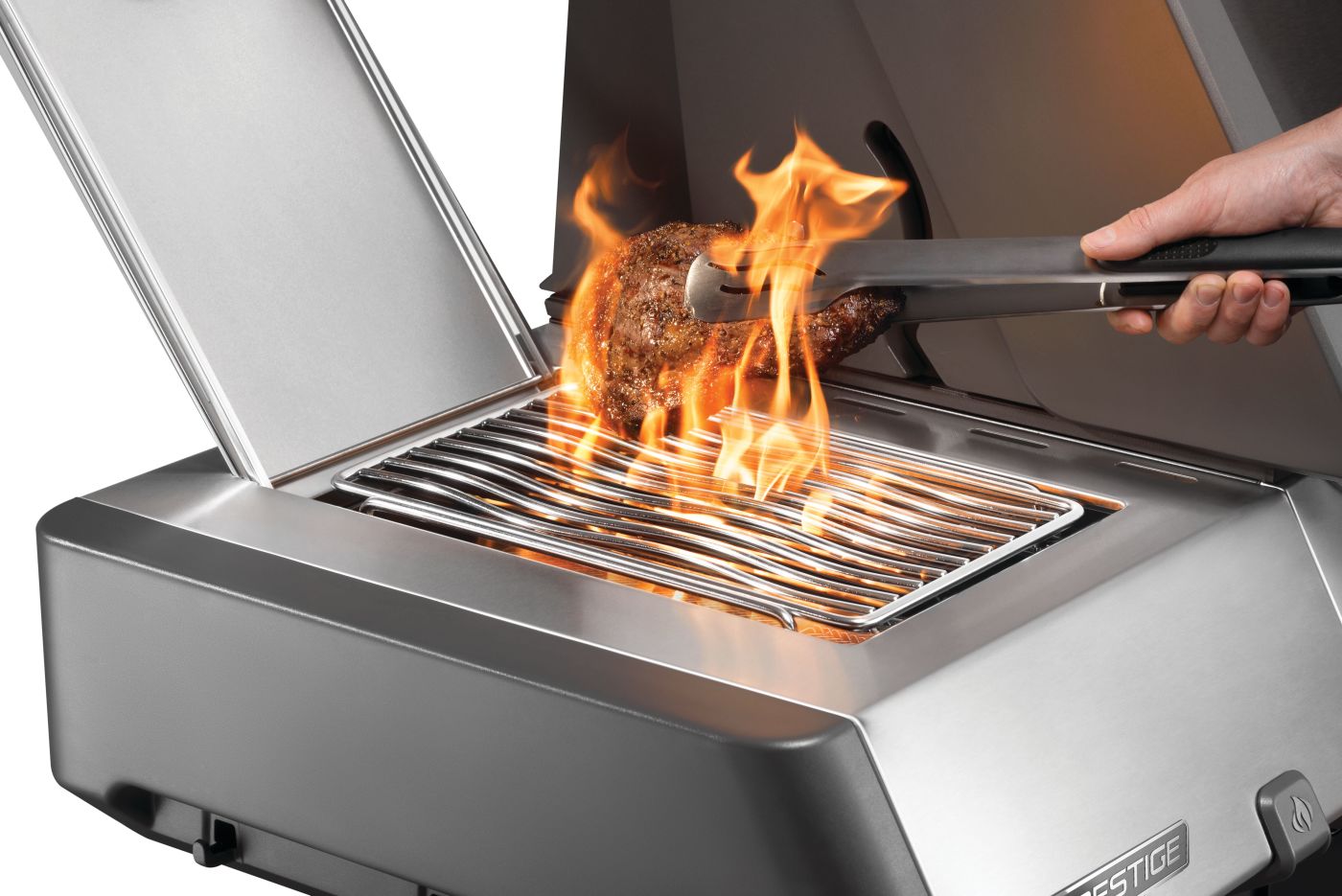 Napoleon Prestige 665 RSIB 5-Burner Stainless Steel Natural Gas Grill with Infrared Side Burner - Perfect for Backyard BBQs, Outdoor Cooking & Patio Entertaining