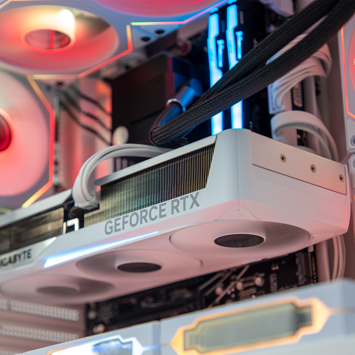 Astral AMP RTX 5070 Ryzen 5 9600X Gaming Desktop Computer - Powerful White Gaming PC for 4K Gaming, Streaming & Esports